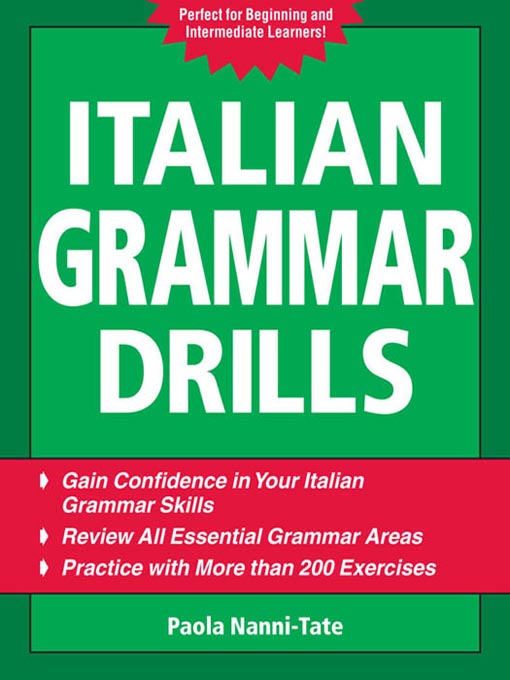 Title details for Italian Grammar Drills by Paola Nanni-Tate - Wait list
